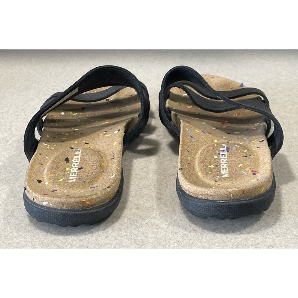 Merrell Select Grip Slide Sandals Paint Splatter Women’s Size 8 Casual Summer - Picture 3 of 9